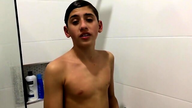 Hot Older Bro Pranks Younger Bro In Shower