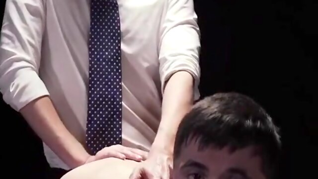 Soldboys Bring A New Slave Boy For Some Examination. He Checked And Hole And Put Some Oil And Massage The Boys Body 8 Min - Jonah Wheeler And Nathan James