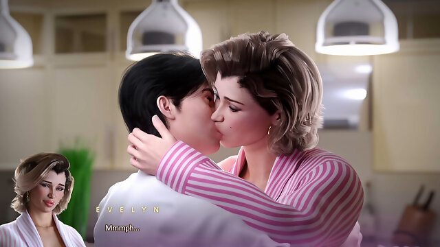 Kissing His Beautiful Sexy MILF Landlady Then She Shows Her Perfect MILF BBW Body - Apocalust Chapter 09 03 3D Porn Game