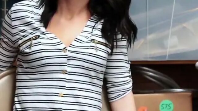 Shoplyfter - small spinner (Kylie Martin) bound to a chair for stealing