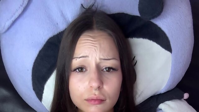 Russian Beauty Rides Big Dildo On Camera