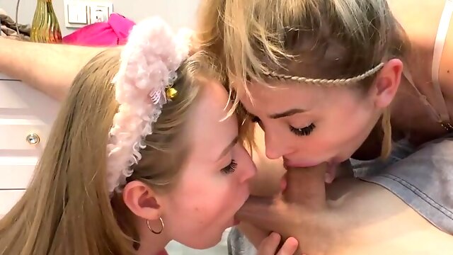 My Girlfriend Invited Her To Give Me A Deep Blowjob And Lick My Ass