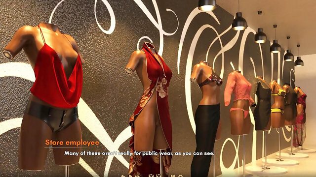 Magasin De Vetements, Magasin Lesbienne, 3D, Habillées