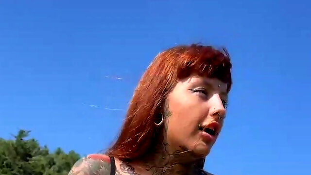 Two Goths Desperate for a Pee