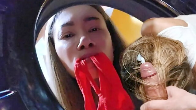 Stuck Cock into Stepmothers Ass, Fuck Her Mouth and Hair with Cumming on Her...