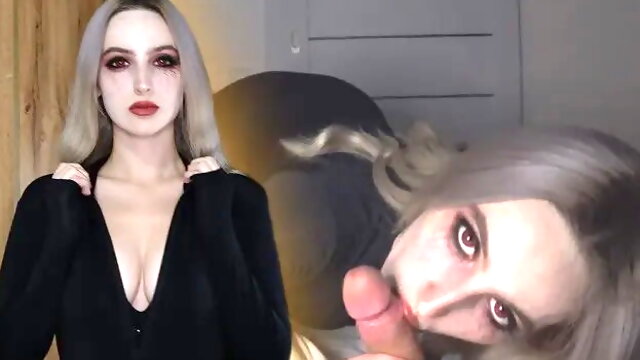 Night Dick Hunter got a Load of Cum in Her Mouth