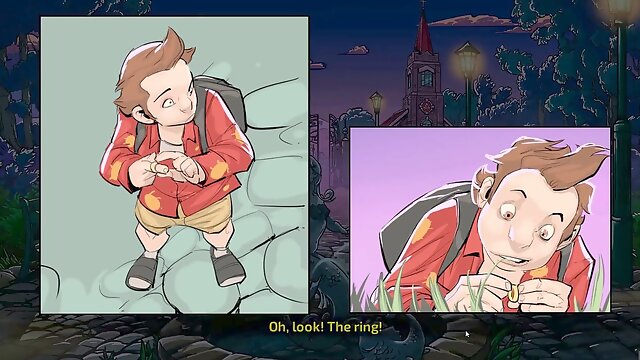 Jerry the Wanker hentai game features a wild priest spanking the demon out of a hot nun