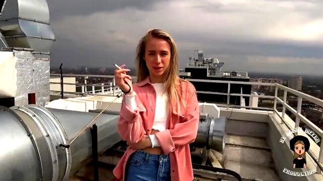 Lustful Bitch Almost Swallowed a Guys Dick Right on the Street