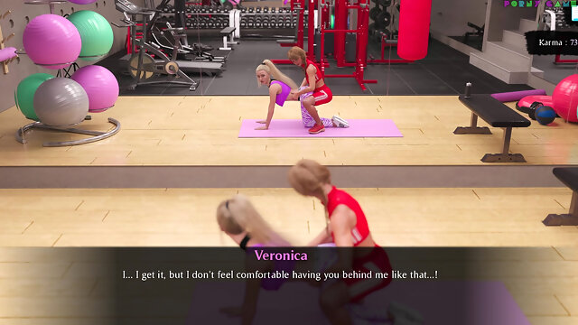 Angel and Demon by Saint - Stepsisters Having a Dirty Talk on the Shower 7