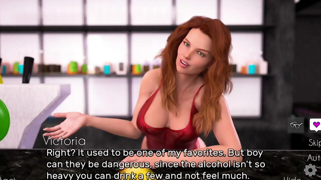 The Awakening - Ep35 (hot & MILF Bartender Blow Me in Secrete Room)