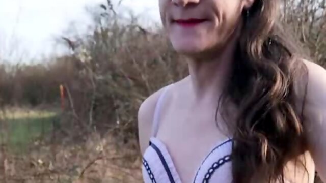 Shemale Cumshot Solo, Crossdresser Outdoors, Lingerie, Amateur