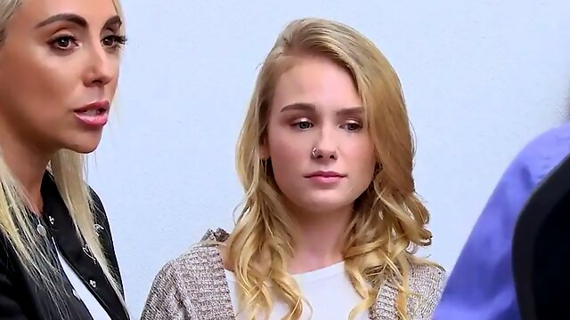 Shoplyftermylf - blonde stepmom (Kylie Kingston) and daughter-in-law (Natalie Knight) nailed for stealing