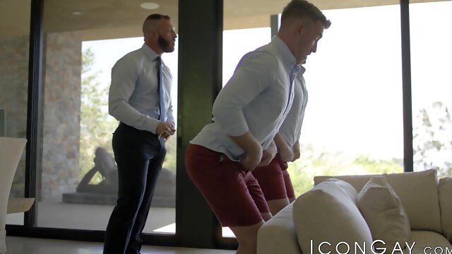 Nick Fitt and Michael Bostons offer their ass to Adam Gray to get straight A