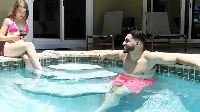 Small Tits, Lingerie, Blowjob