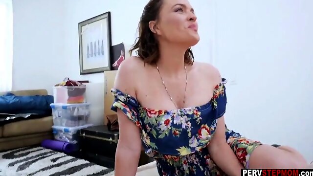 Hot MILF stepmom fucked for the last time by a stepson