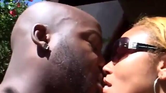 Black monster cock devours her bubble butt