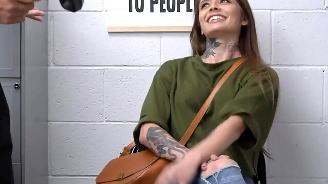 Vanessa vega leans over and her pussy gets romped hard