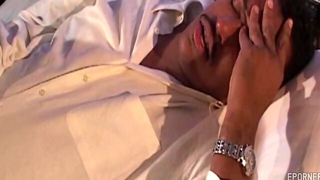 Horny ebony whore emotional sex scene