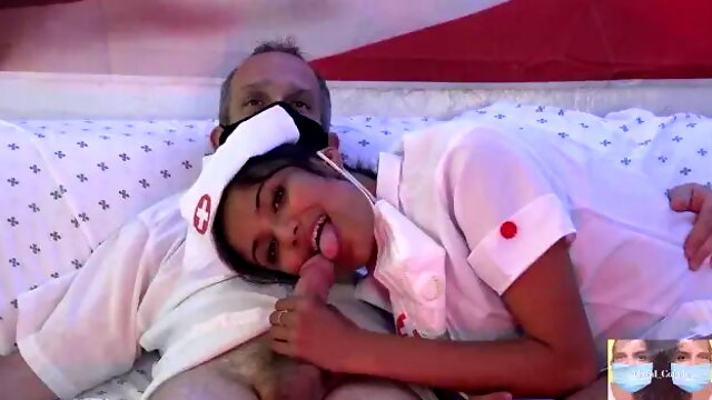 Sexy Nurse Blowjob Examination - Nft
