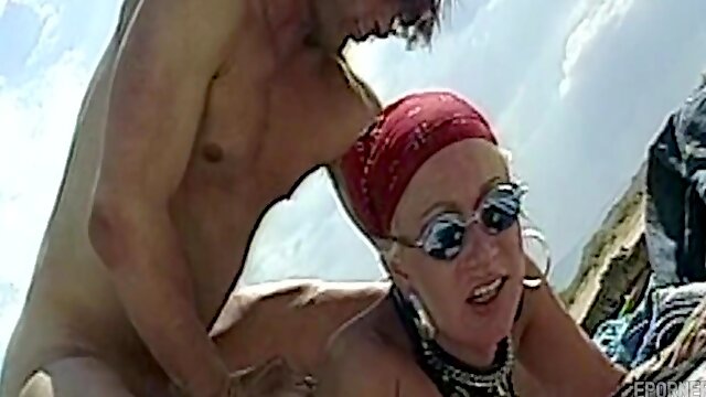 Vintage hot mom outdoor sex