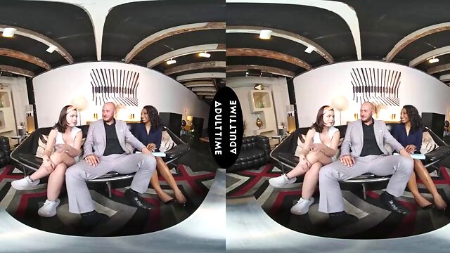 UP CLOSE VR - Cuckold Lesbian Olivia Jay Watches Girlfriend Dharma Jones Get Laid By Hung Stud - POV