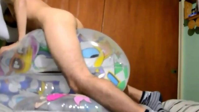 Youngster Climaxes Rigid Boinking His Inflatable Intercourse Fucktoy