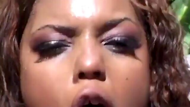 Double facial puts a smile on her face