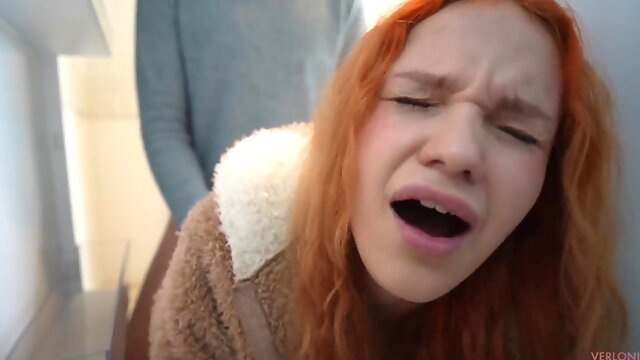 OMG I got Stuck in the Porking Fridge and my Stepbrother Pummeled me in my Beaver and Jizz inwards!