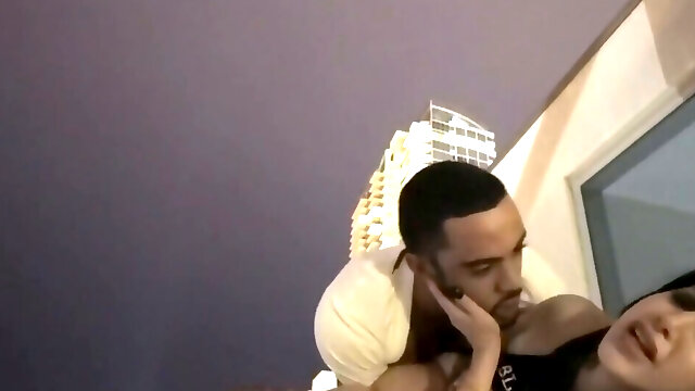 Valerie Kay is happy to take nice black dick on the roof