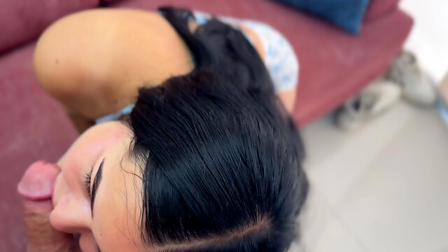 Young Latina Pays Home with Hardcore Sex and Cumshot in the Pussy