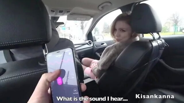 She got an Orgasm in a Taxi, and then She got a Dick in Mouth!