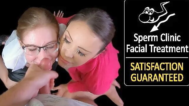Sperm Klinik, Brille Facial, Dreier, Glasses