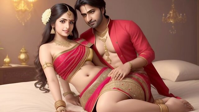 Pärchen, Tante, Anal, Indisch, 3D