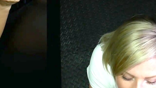 Kyla Keys got her mouth full of cum.