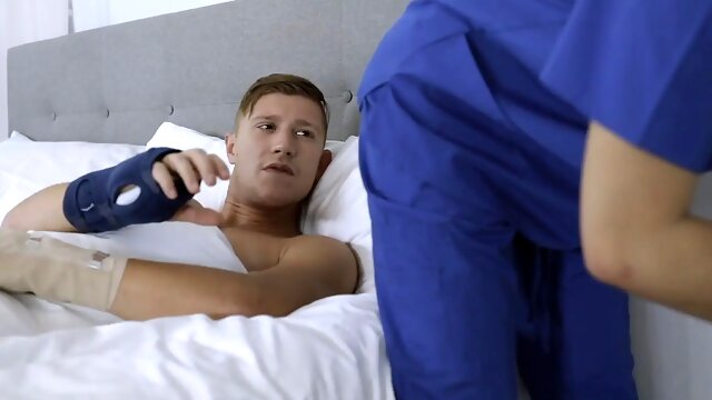 Innocent nurse masturbating Big Cock