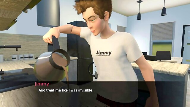 Jimmys awkward adventures with his landlady and stepmom