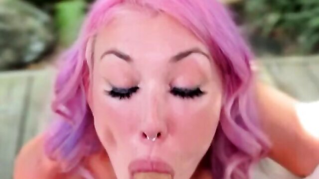 Naughty Madison Blaze - blowjob scene - Mr Lucky VIP