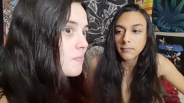 Amateur, Shemale, Kissing, Couple