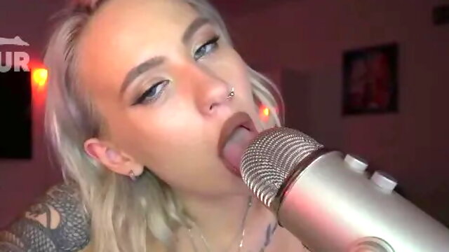 Very Wet Asmr ~ Mic Licking & Spit