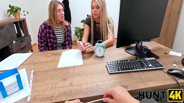 Sexy And Horny Lesbian Zlata Shine Decided To Fuck To Get A Job In Front Of Her Gf 17 Min