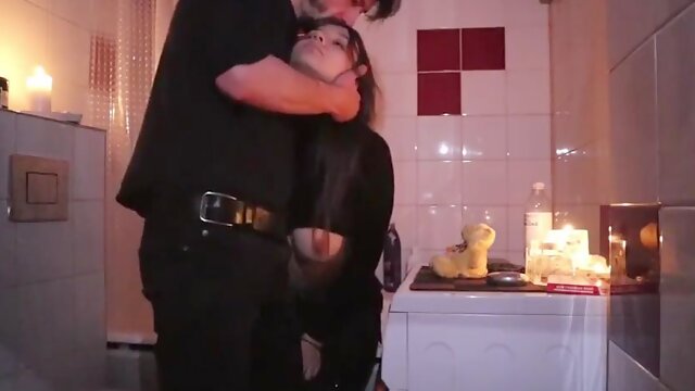 Bathroom Sex With Candle Lights For Horny Couple