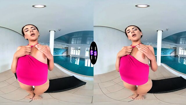 Vixi rafi taunts voyeur with bare spa striptease - teenmegaworld