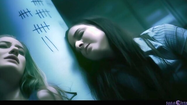 Lesbian Ai generated threesome in haunted house with hot babes Amirah Adara x Tiffany Tatum x Veronica Leal