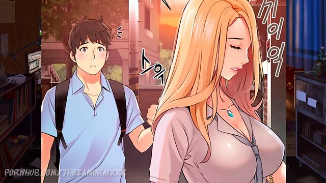 Loser gets it on with his hot ash-blonde friend and fills her up - The fetish mask series