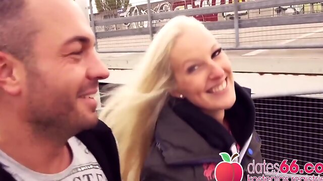 Naughty In Public: Guy Fucks 2 Milfs In The Middle Of The City