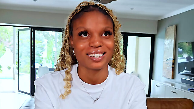 Ebony Casting Amateur, Africaine Audition, Fait Maison