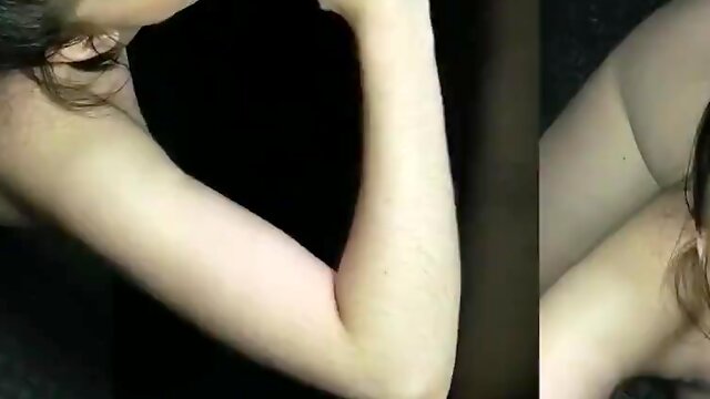 Arousing Emma Indica strokes and blows a guys cock through the gloryhole