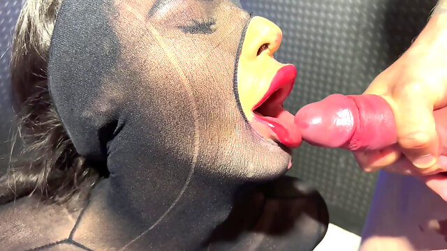 Trans Domination Bdsm, Trans Cum In Mouth, Sperme Dans La Bouche