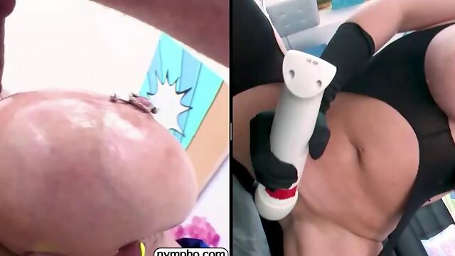 WIDESCREEN - BIG TIT BJS 3: Big Tits, Blowjob  Deep Throat VR Porn