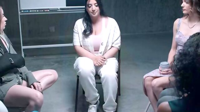 ADULT TIME - Sex Addict Little Puck FISTED  DOUBLE PENETRATED DURING ROUGH DVP GANGBANG